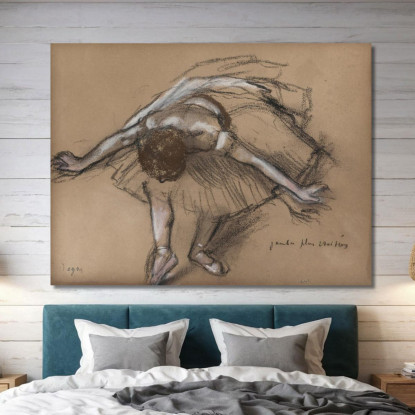 Ballerino 2 Edgar Degas edg143 quadro stampato su tela