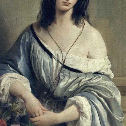 Malinconia Francesco Hayez fhy37 quadro stampato su tela