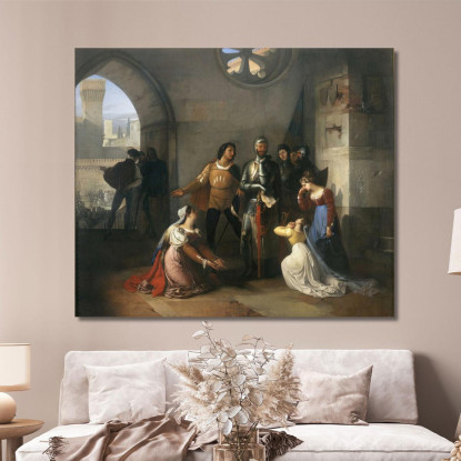 Pietro Rossi Francesco Hayez fhy39 quadro stampato su tela