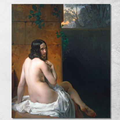 Susanna Al Bagno Francesco Hayez fhy44 quadro stampato su tela