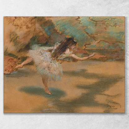 Ballerina Sulle Punte Edgar Degas edg147 quadro stampato su tela