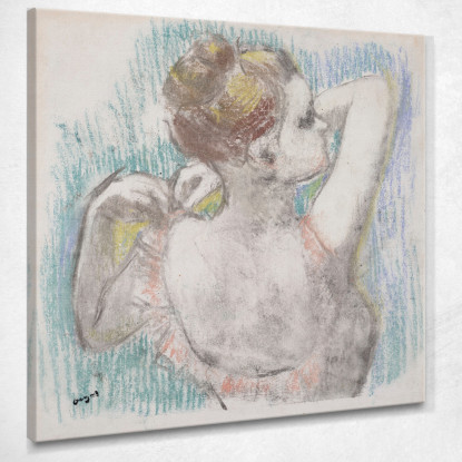 Ballerino Busto Edgar Degas edg150 quadro stampato su tela