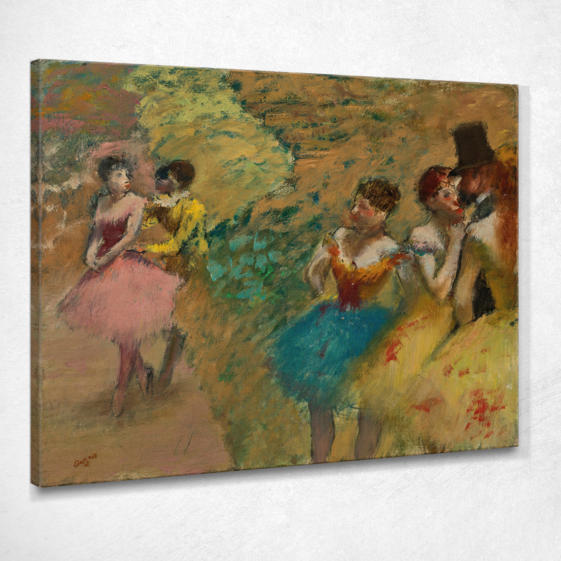 Ballerini (Dietro Le Quinte Dell'Opera) Edgar Degas edg152 quadro stampato su tela