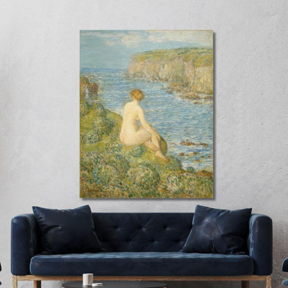 Ninfa E Mare Frederick Childe Hassam fch11 quadro stampato su tela