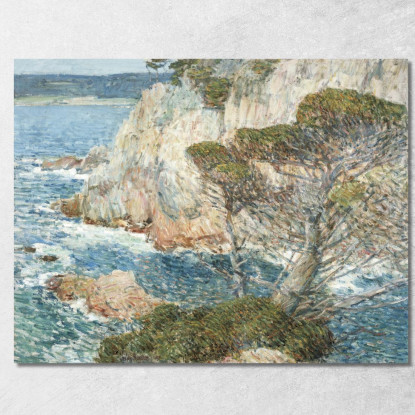 Punto Lobos Carmelo Frederick Childe Hassam fch12 quadro stampato su tela