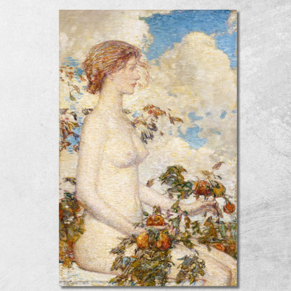 Pomona Frederick Childe Hassam fch13 quadro stampato su tela