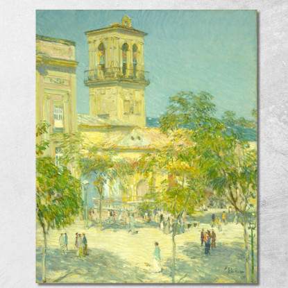 Via Del Gran Capitano Córdoba Frederick Childe Hassam fch17 quadro stampato su tela