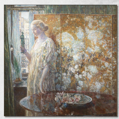 Tanagra I Costruttori New York Frederick Childe Hassam fch18 quadro stampato su tela