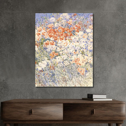 Il Giardino Dell'Isola Frederick Childe Hassam fch21 quadro stampato su tela
