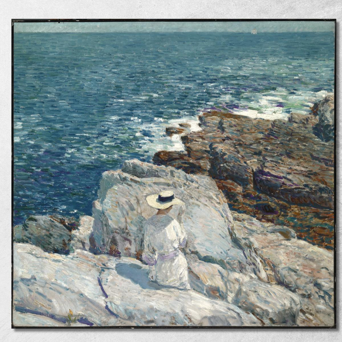 Le Sporgenze Meridionali Di Appledore Frederick Childe Hassam fch23 quadro stampato su tela