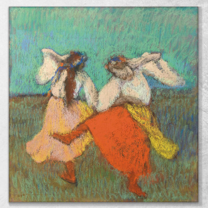 Ballerini Russi Edgar Degas edg155 quadro stampato su tela