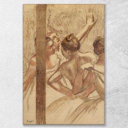 Ballerini Edgar Degas edg156 quadro stampato su tela