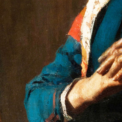 La Donna Dell'Emigrato G. Pellizza da Volpedo gpv7 quadro stampato su tela