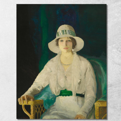 Florence Sittenham Davey La Signora Randall Davey George Bellows gbl7 quadro stampato su tela