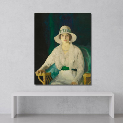 Florence Sittenham Davey La Signora Randall Davey George Bellows gbl7 quadro stampato su tela