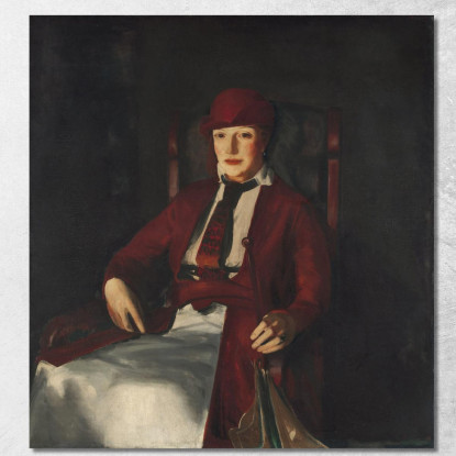 La Signora Chester Dale George Bellows gbl12 quadro stampato su tela