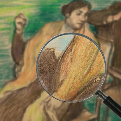 Schizzo Per Un Ritratto Del Signor E Della Signora Louis Rouart Edgar Degas edg164 quadro stampato su tela