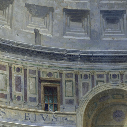 Interno Del Pantheon Giovanni Paolo Pannini gpp16 quadro stampato su tela