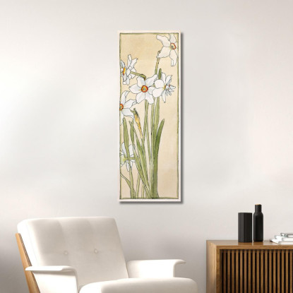 Narciso Del Poeta Hannah Borger Overbeck hbo13 quadro stampato su tela