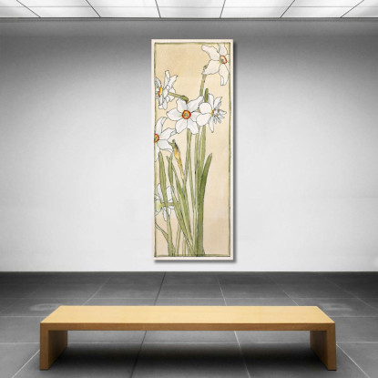 Narciso Del Poeta Hannah Borger Overbeck hbo13 quadro stampato su tela