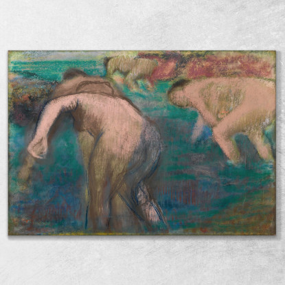 Donne Al Bagno Edgar Degas edg174 quadro stampato su tela
