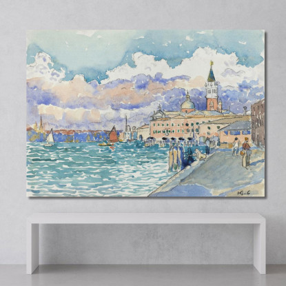 Venezia Henri Edmond Cross hec18 quadro stampato su tela
