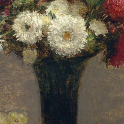 Aster E Frutta Su Un Tavolo Henri Fantin-Latou hfl1 quadro stampato su tela