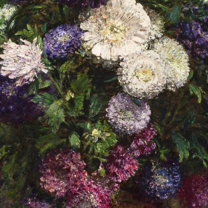 Astri In Un Vaso Henri Fantin-Latou hfl2 quadro stampato su tela