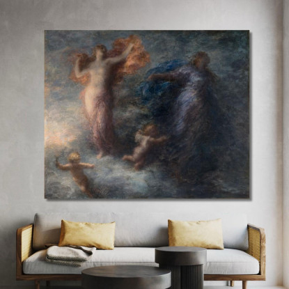 Alba E La Notte Henri Fantin-Latou hfl4 quadro stampato su tela