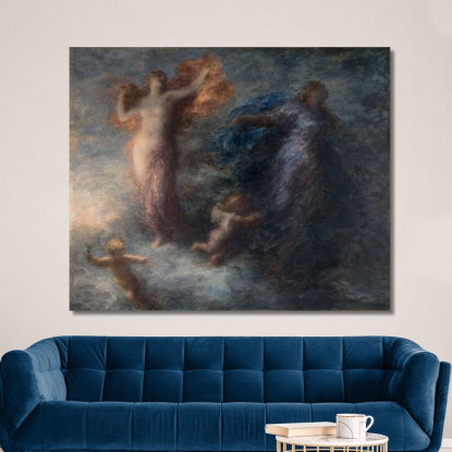 Alba E La Notte Henri Fantin-Latou hfl4 quadro stampato su tela