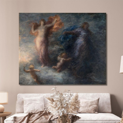 Alba E La Notte Henri Fantin-Latou hfl4 quadro stampato su tela