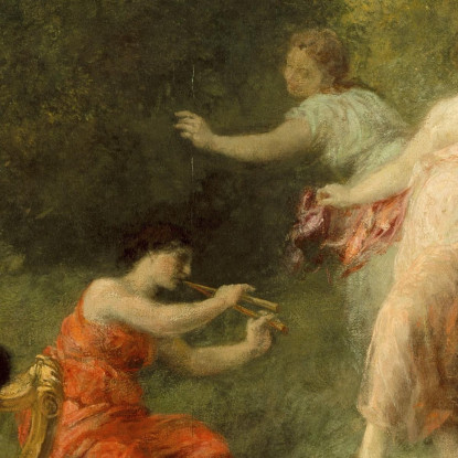 Tannhäuser Sul Monte Venusberg Henri Fantin-Latou hfl25 quadro stampato su tela