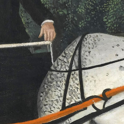 La Carrozza Di Padre Junier Henri Rousseau hrs9 quadro stampato su tela