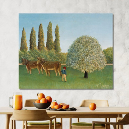 Prato Henri Rousseau hrs13 quadro stampato su tela