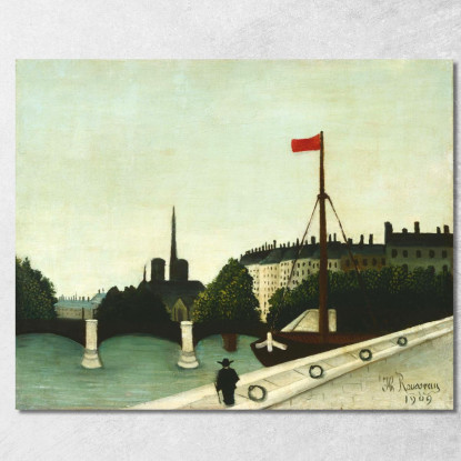 La Nostra Signora Henri Rousseau hrs16 quadro stampato su tela