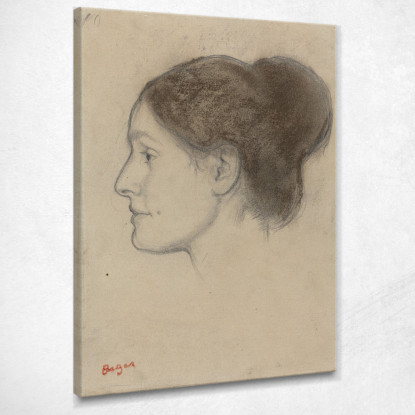 Hortense Valpinçon Edgar Degas edg181 quadro stampato su tela