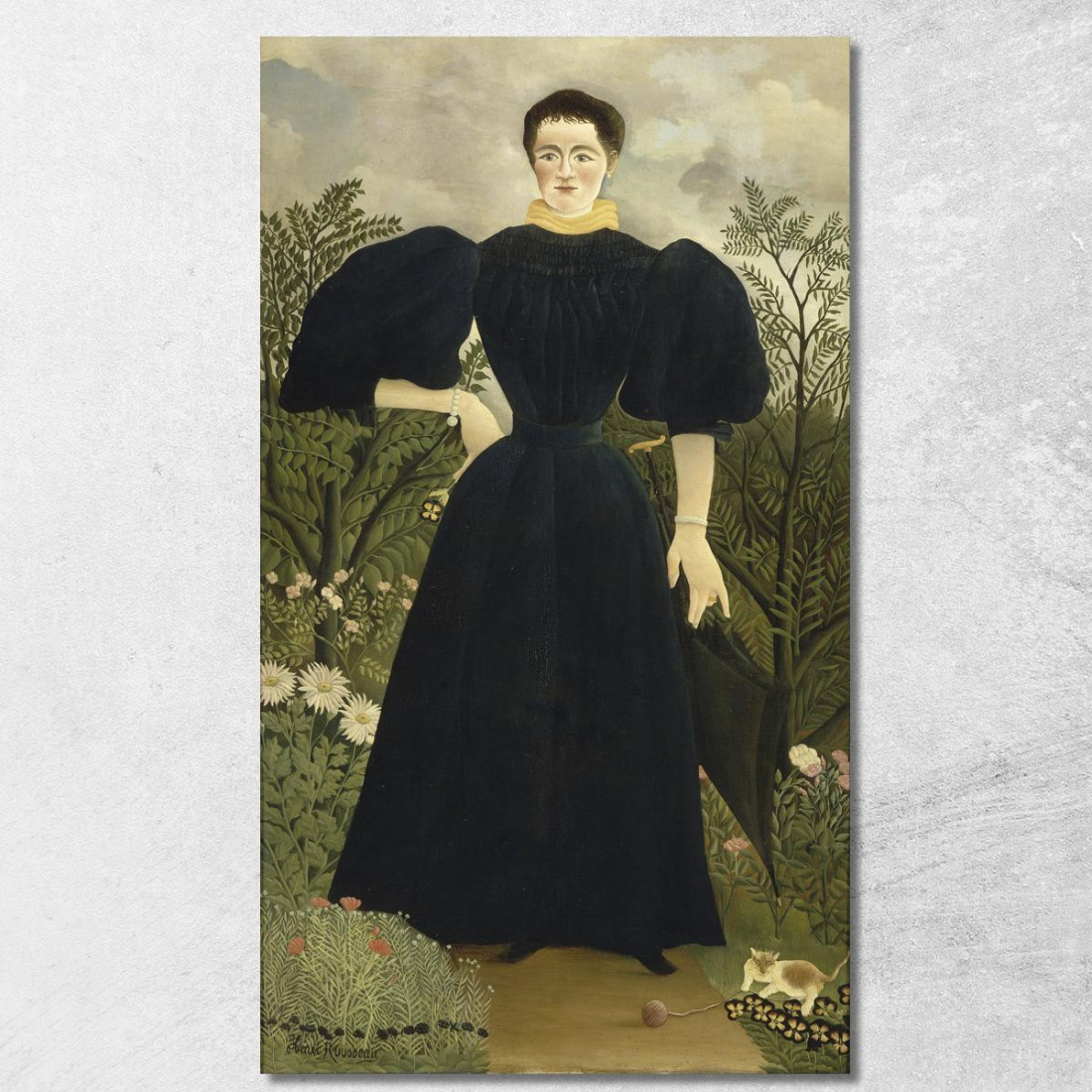 Ritratto Di Madame M Henri Rousseau hrs20 quadro stampato su tela