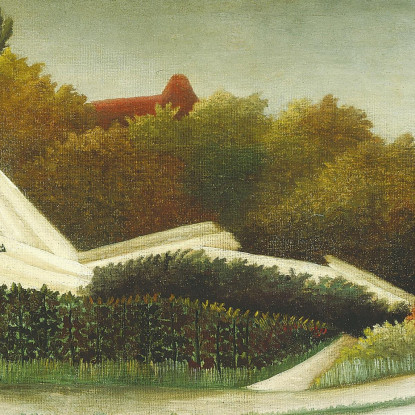 Segheria Alla Periferia Di Parigi Henri Rousseau hrs25 quadro stampato su tela