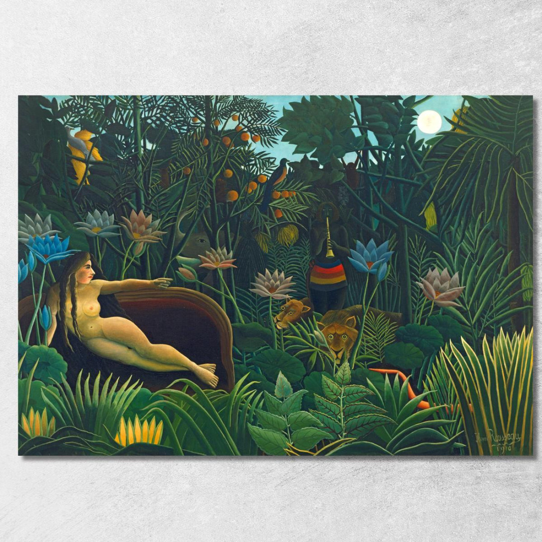 Il Sogno Henri Rousseau hrs30 quadro stampato su tela