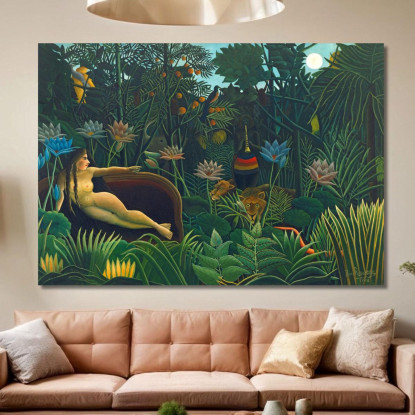 Il Sogno Henri Rousseau hrs30 quadro stampato su tela