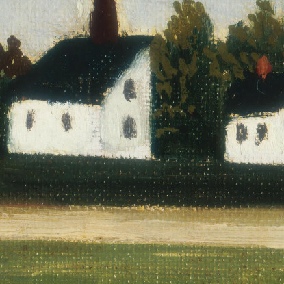 Veduta Del Quai D'Ivry Vicino Alla Senna Port À L Anglais Henri Rousseau hrs47 quadro stampato su tela