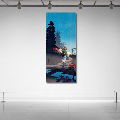 Crepuscolo Hiroaki Takahashi htk7 quadro stampato su tela