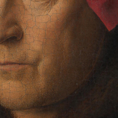 Ritratto Di Un Uomo Jan van Eyck jve1 quadro stampato su tela