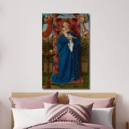 Madonna Alla Fontana Jan van Eyck jve7 quadro stampato su tela