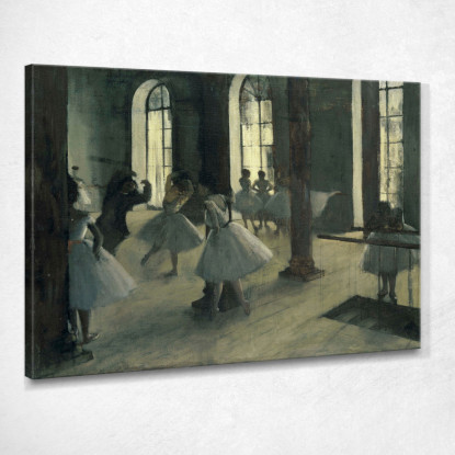 Prove Al Dance Foyer Edgar Degas edg194 quadro stampato su tela