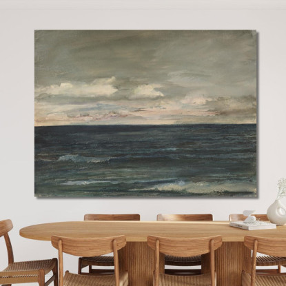 Lezione Di Studio Sulla Costa Di Jersey John La Farge jlf15 quadro stampato su tela