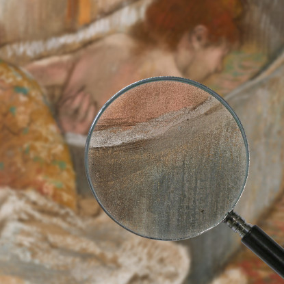 Le Bain (Donna Nella Vasca Da Bagno) Edgar Degas edg197 quadro stampato su tela