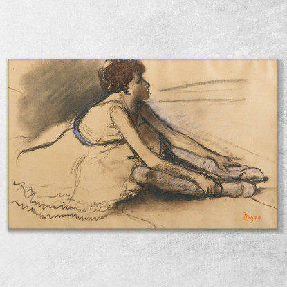 Il Riposo Del Ballerino Edgar Degas edg198 quadro stampato su tela