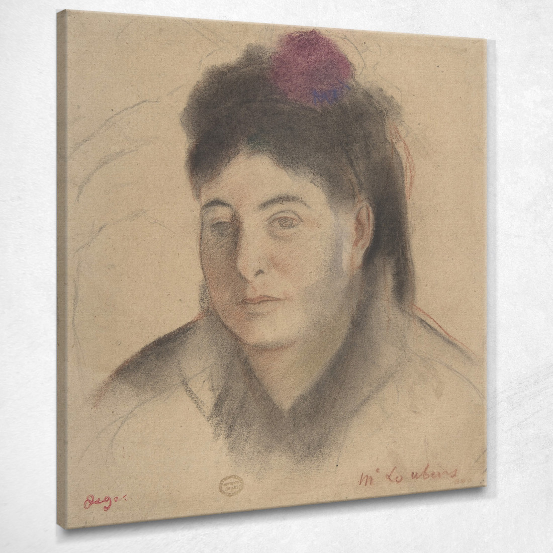 La Signora Loubens Edgar Degas edg203 quadro stampato su tela