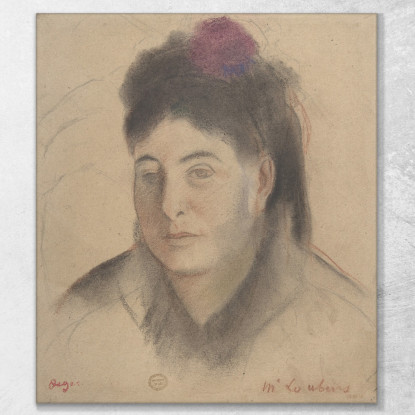 La Signora Loubens Edgar Degas edg203 quadro stampato su tela